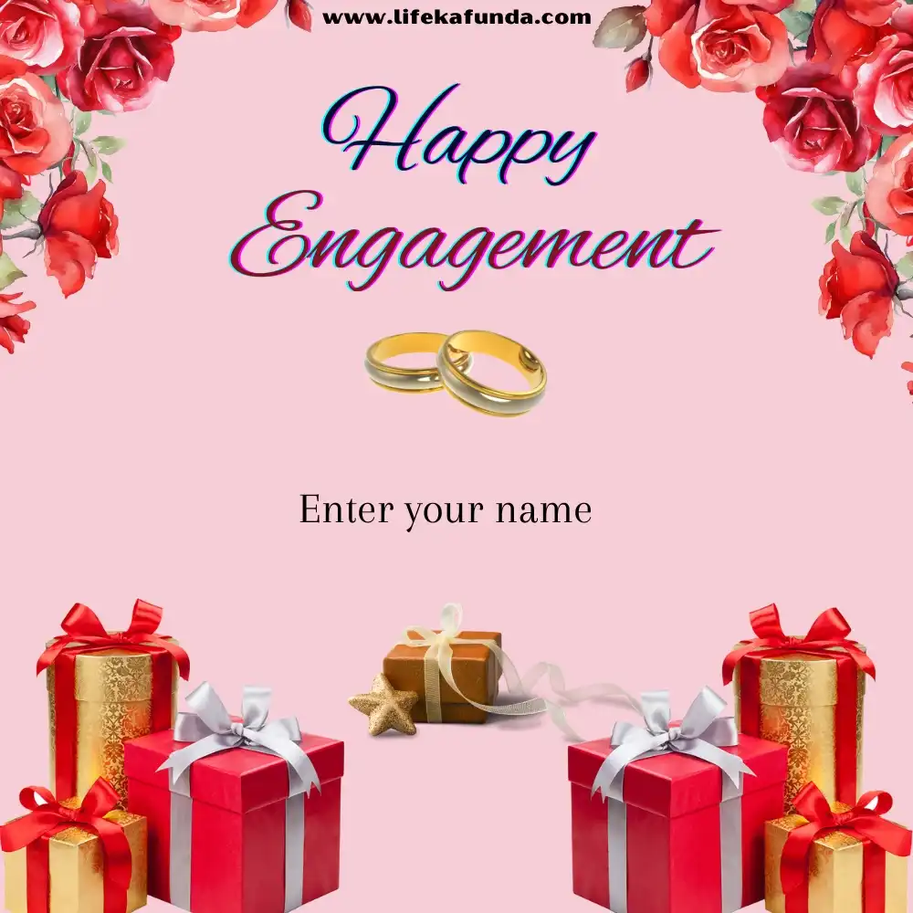 Happy Engagement Wishes Card