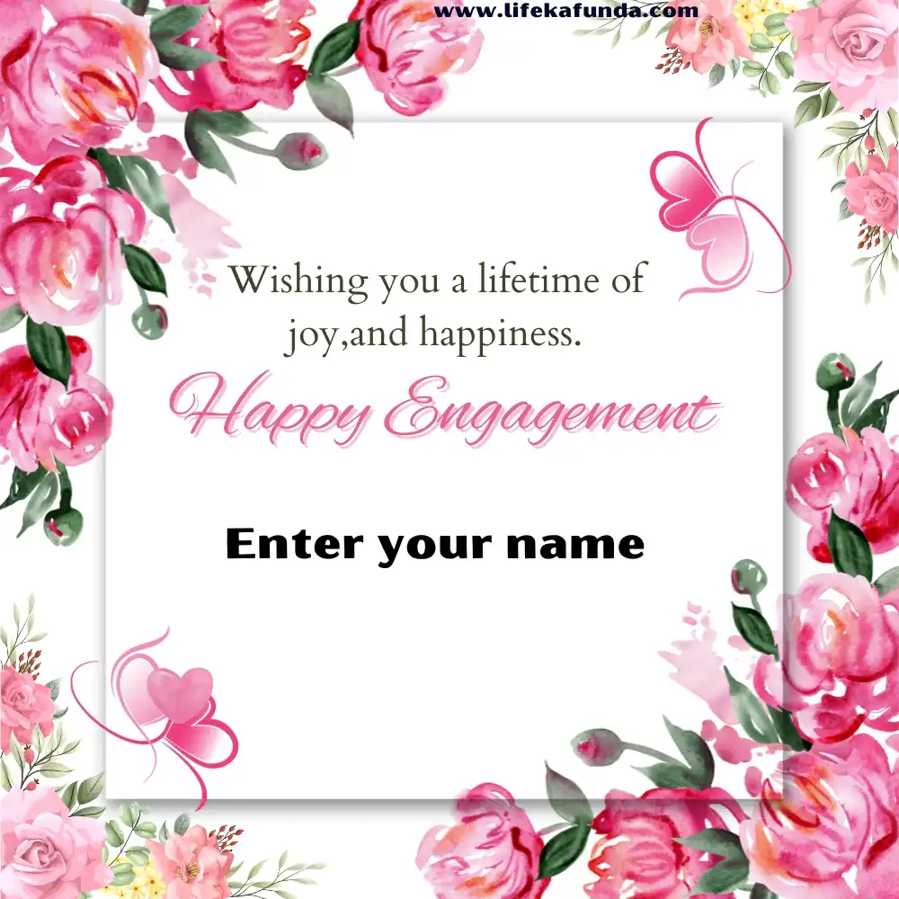 Engagement Wishes Card