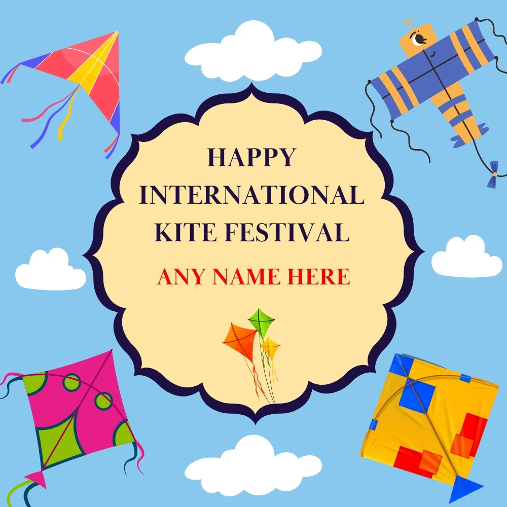 Free latest kite festival ecard with name edit for 2025