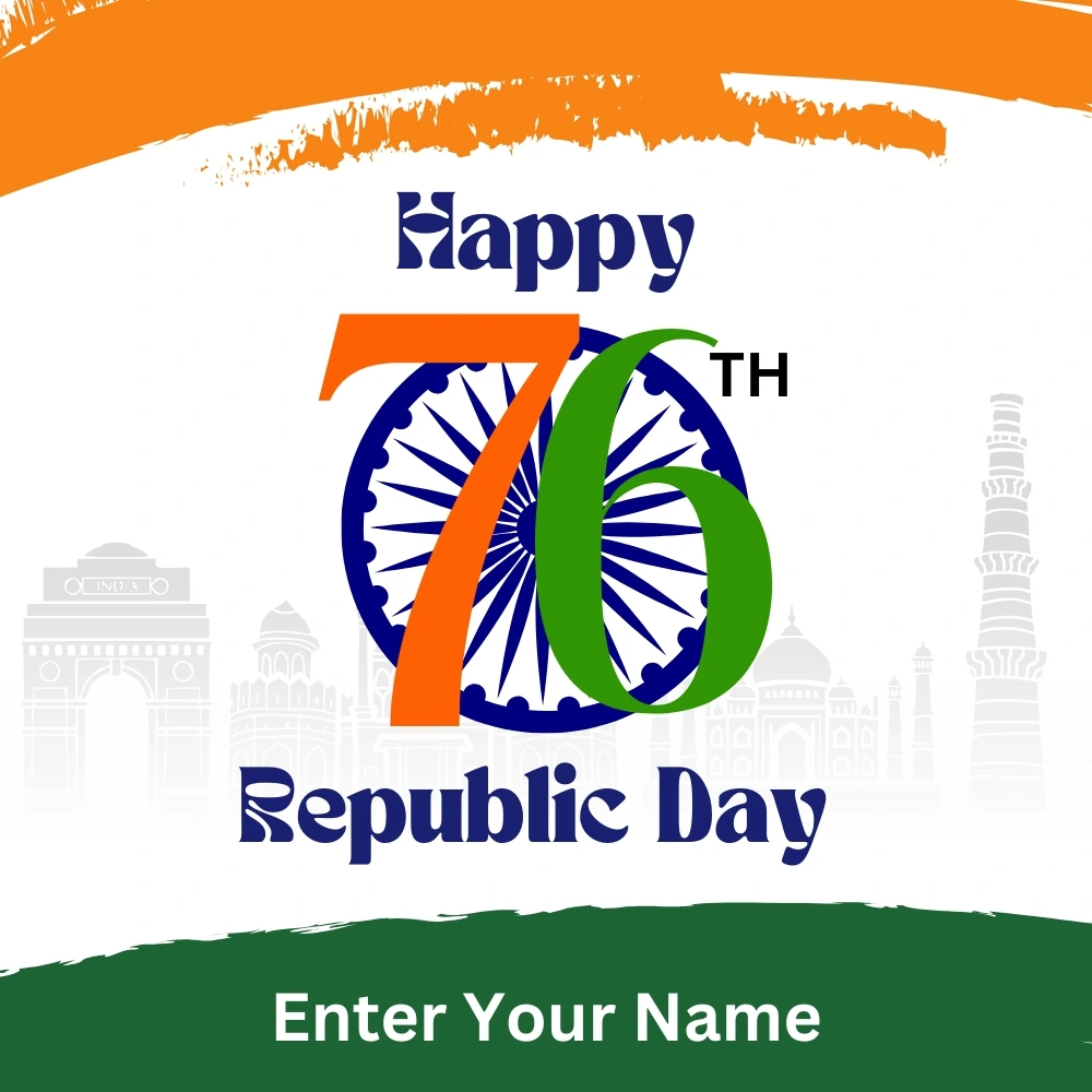 Latest 76th Republic Day Card Download