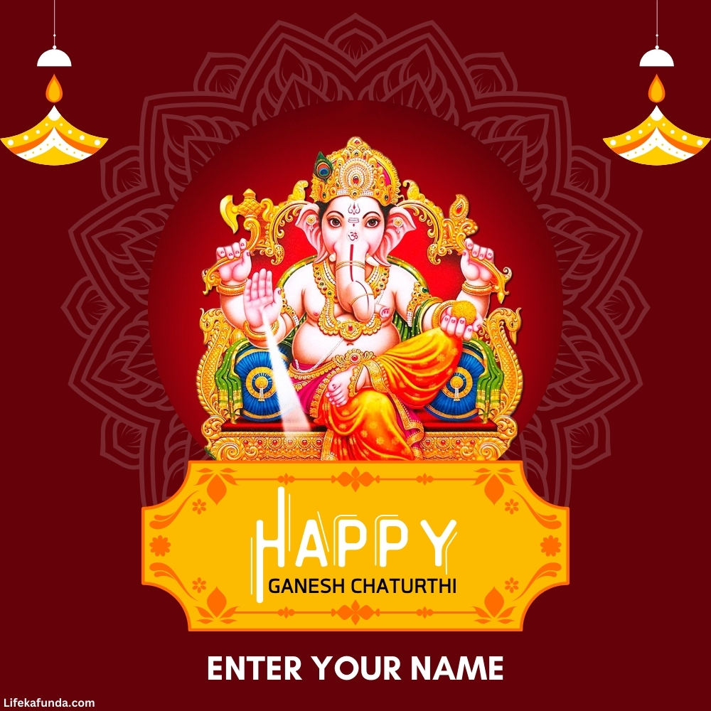 Ganesh Chaturthi Wishes Card 2024