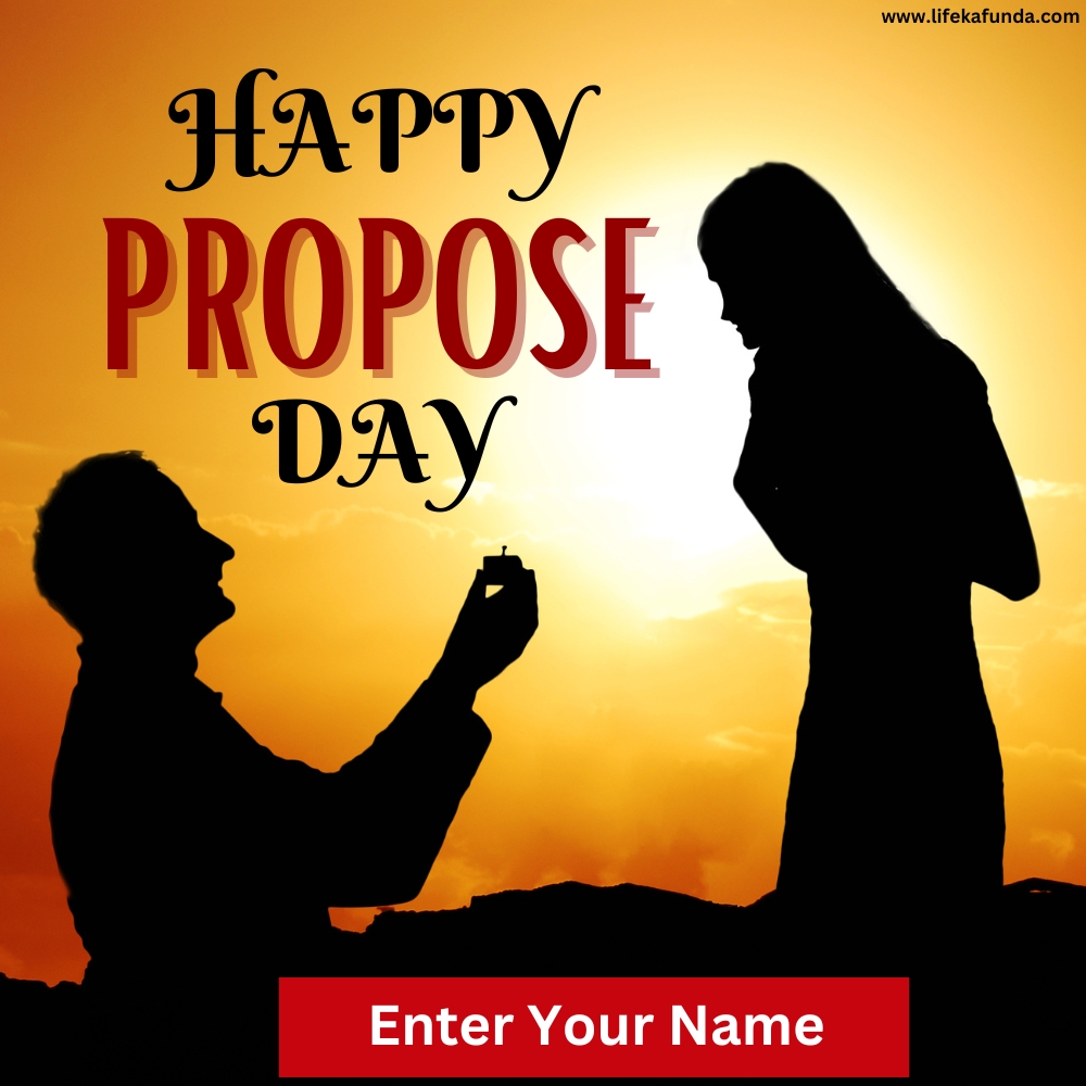 Happy Propose Day Wishes Card