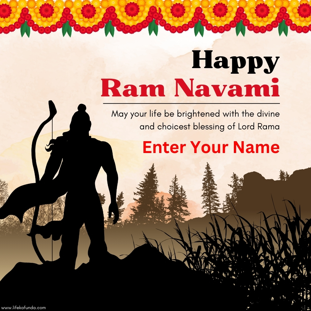 Happy Ram Navami Wishes Card