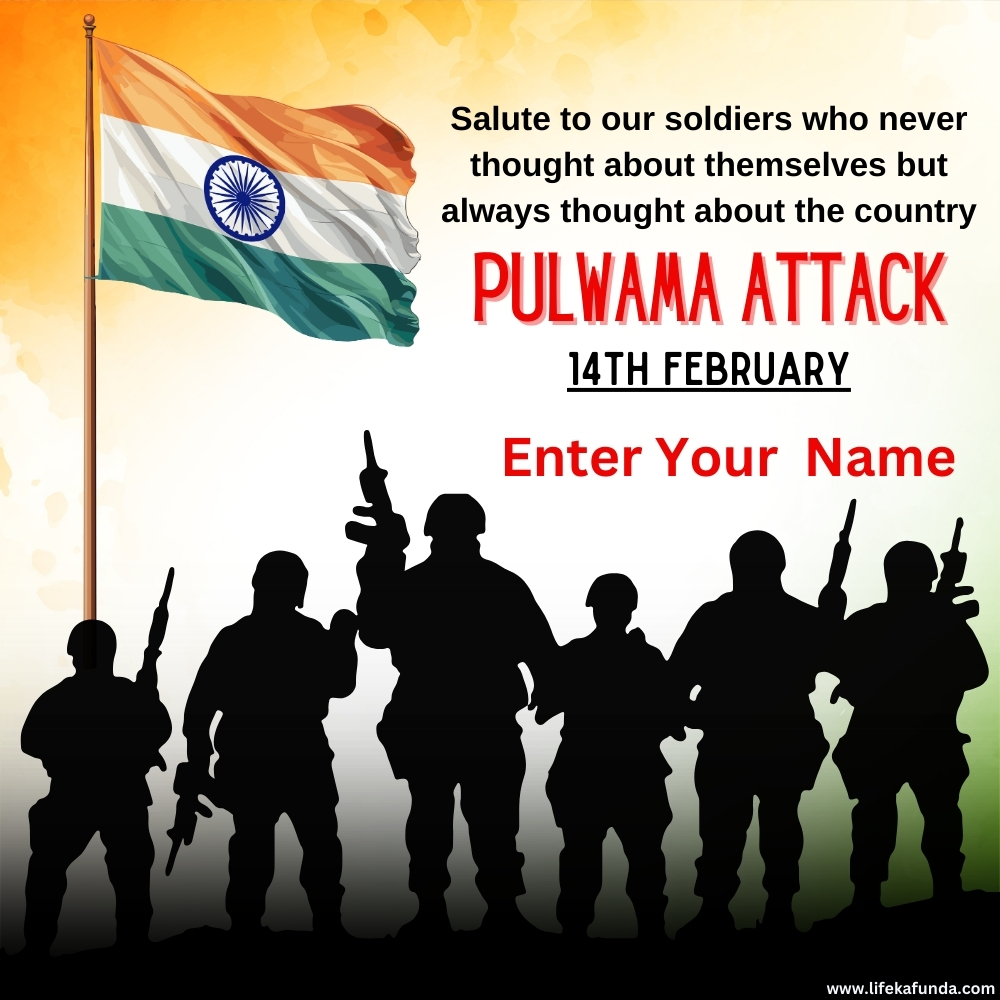 Pulwama Attack Card for WhatsApp Status