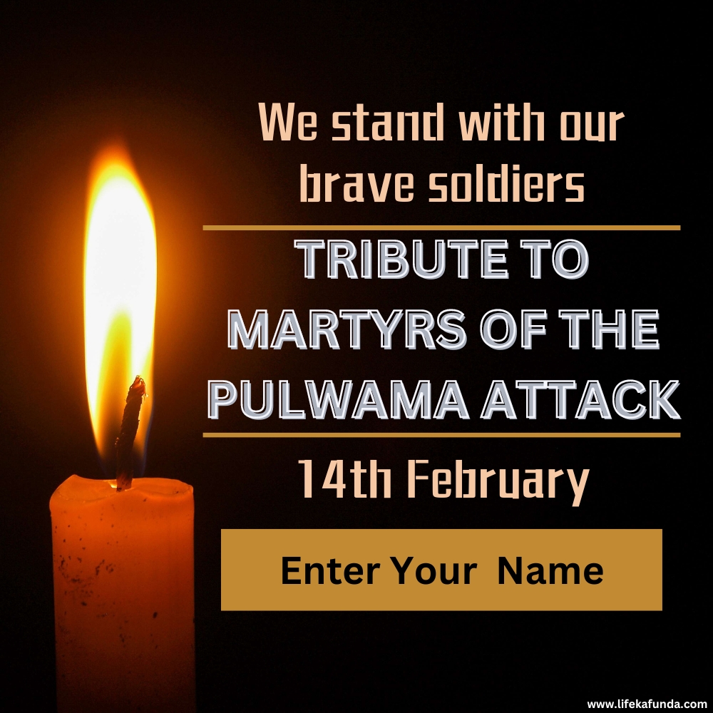 Pulwama Attack Image with Name Edit