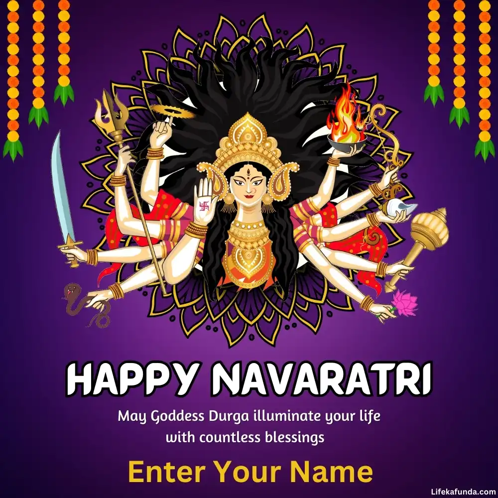 Unique Navaratri Wishes with Blessing